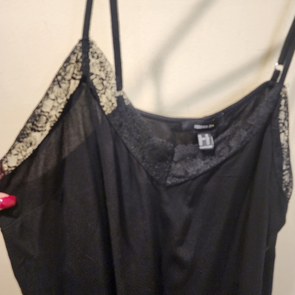 Forever 21 Black Strappy Tank top Plus Size 2X - Picture 5 of 11
